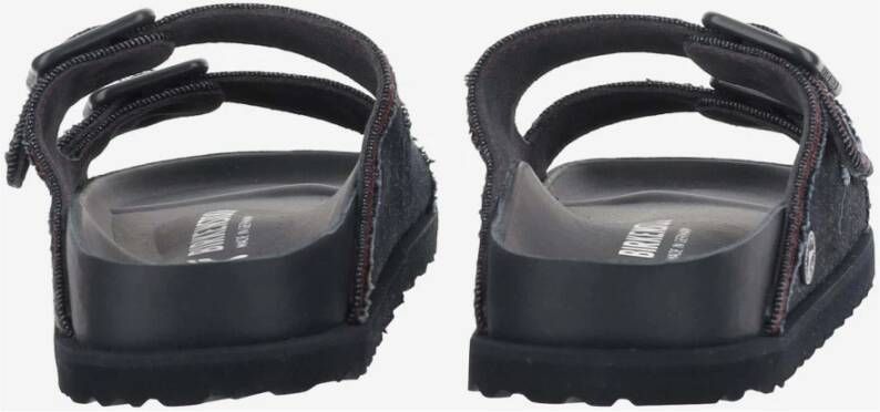 Birkenstock Donkere Wassing Denim Sandalen Blue Dames