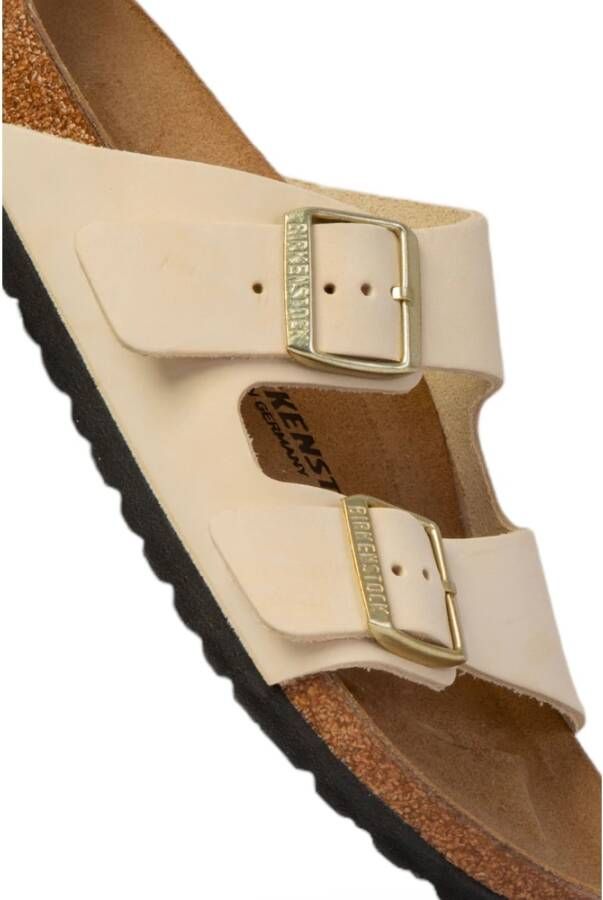 Birkenstock Ecru Nubuck Sandalen Beige Dames