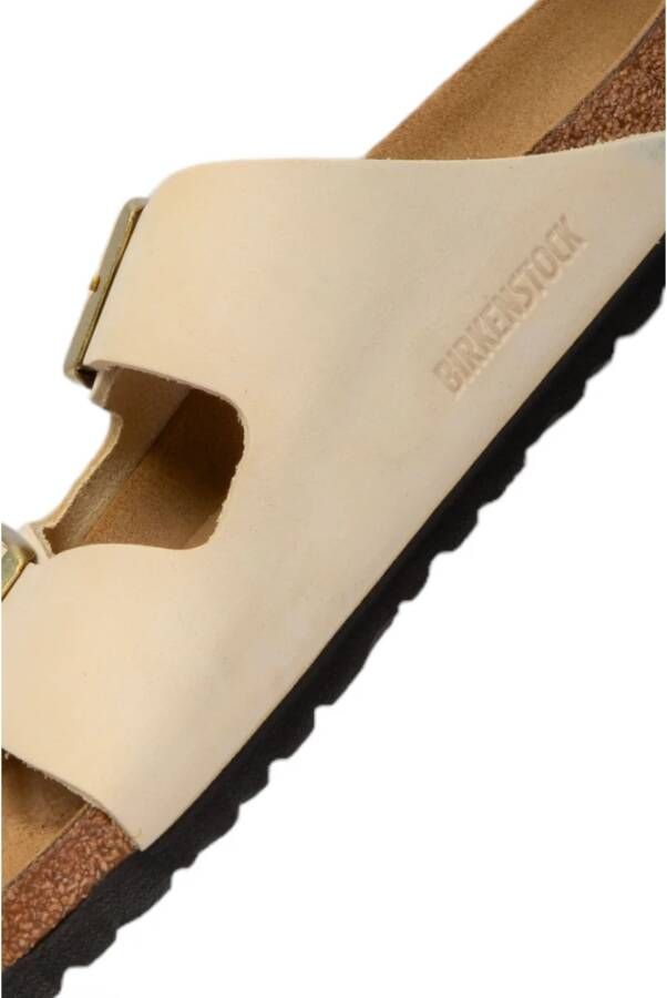 Birkenstock Ecru Nubuck Sandalen Beige Dames