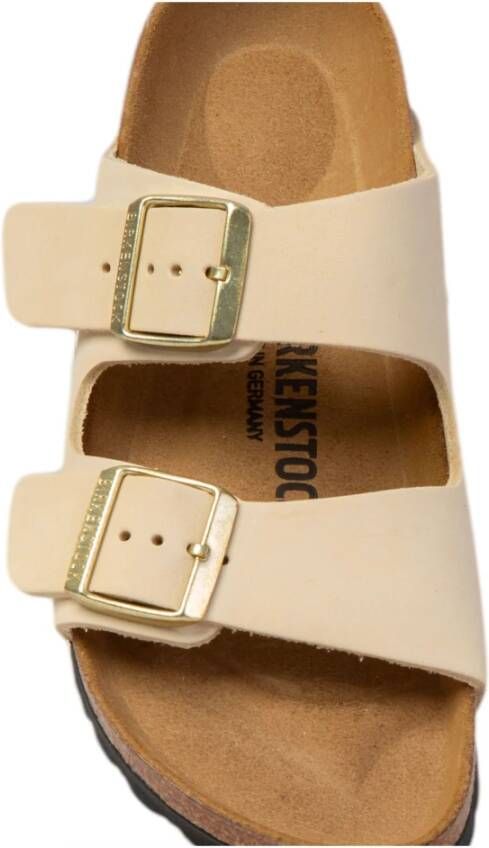 Birkenstock Ecru Nubuck Sandalen Beige Dames