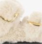 Birkenstock Shearling Sandalen met Verstelbare Banden White Dames - Thumbnail 5