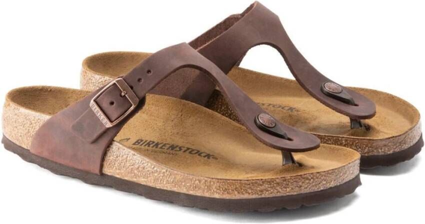 Birkenstock Metallic Teenslipper Yellow Dames