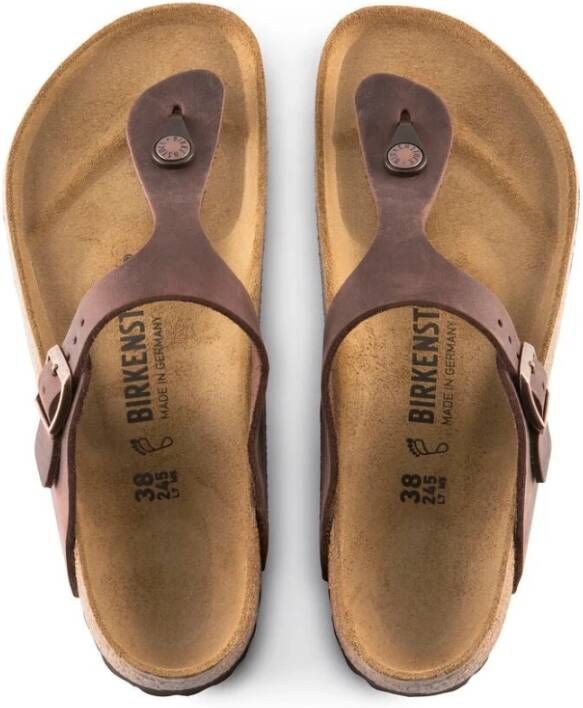 Birkenstock Metallic Teenslipper Yellow Dames