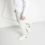 Birkenstock Elegante Leren Klompen Comfortabel Stijlvol White Heren - Thumbnail 8