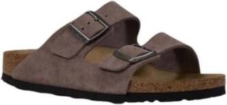 Birkenstock Enkellaars Suède Sandaal Dames Collectie Purple Dames