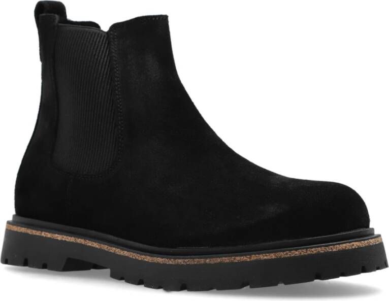 Birkenstock Highwood Slip On Mid Chelsea Boots Black Dames