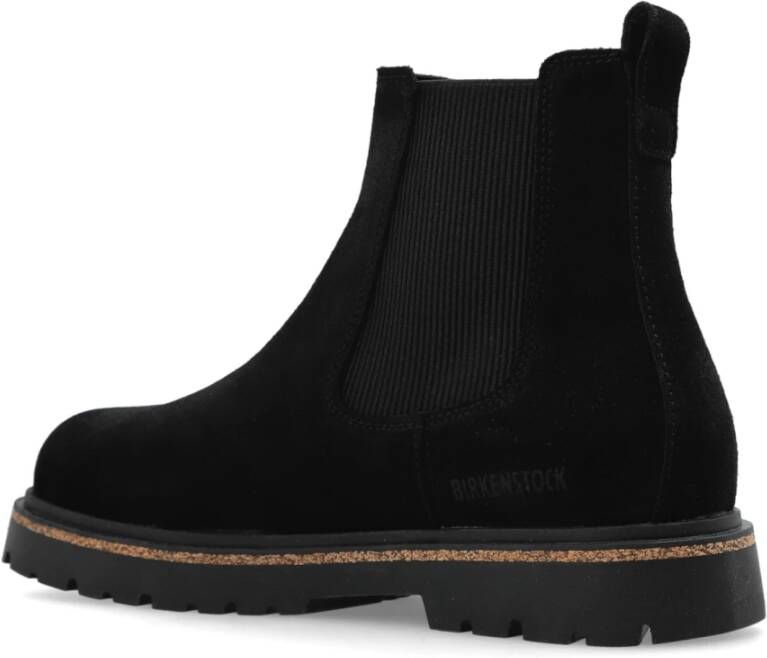 Birkenstock Highwood Slip On Mid Chelsea Boots Black Dames