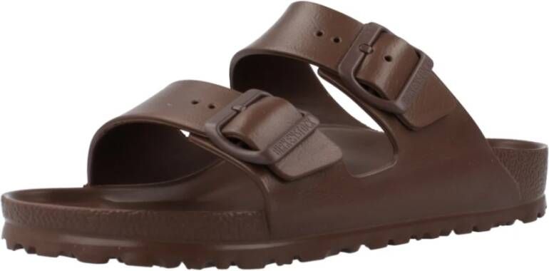 Birkenstock Comfortabele EVA Slippers voor Vrouwen Brown Dames