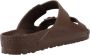 Birkenstock Chocoladebruine Dubbele Band Sandalen Brown Unisex - Thumbnail 11