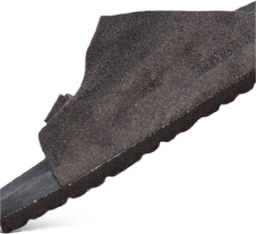 Birkenstock Exclusieve Suède Sandalen in Anthracite Gray Heren