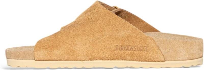 Birkenstock Exquise Suède Sandalen Beige Heren