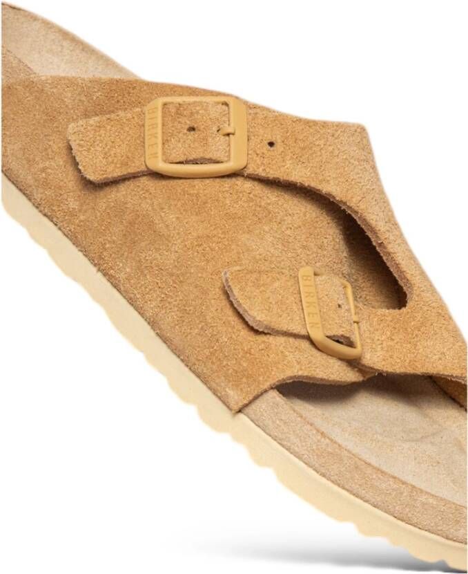 Birkenstock Exquise Suède Sandalen Beige Heren