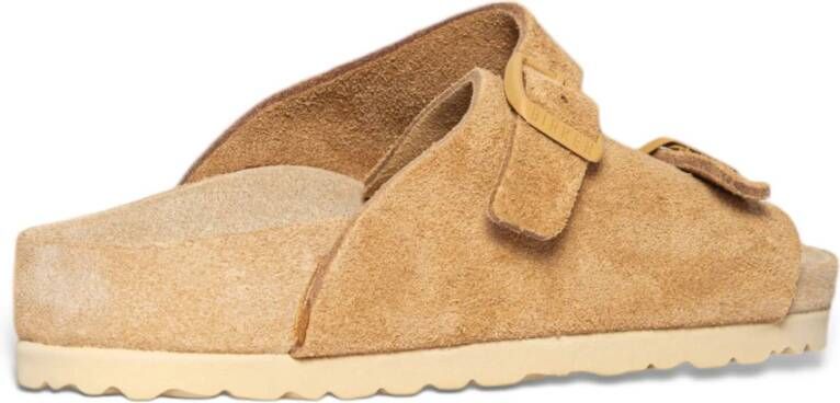 Birkenstock Exquise Suède Sandalen Beige Heren