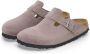 Birkenstock Faded Purple Smalle Sandalen Beige Heren - Thumbnail 2