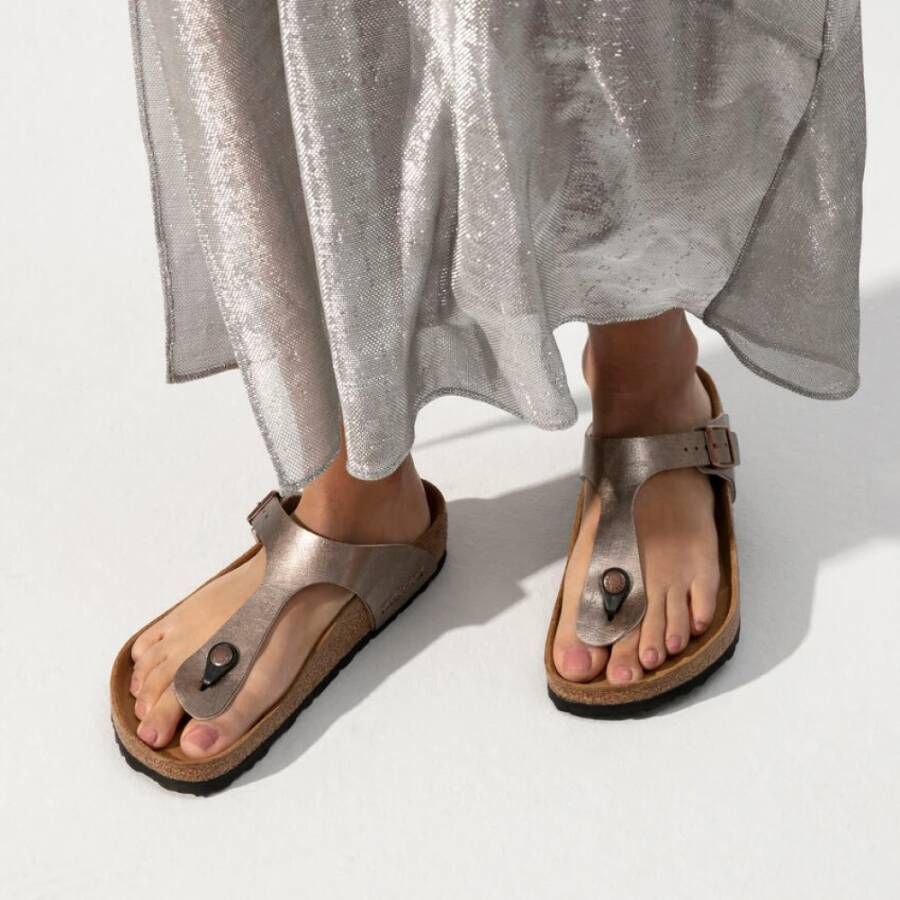 Birkenstock Gizeh BS dames sandaal Taupe - Foto 6