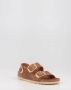 Birkenstock Milano Sandalen met Grote Gesp van Geölied Leer Brown Dames - Thumbnail 9