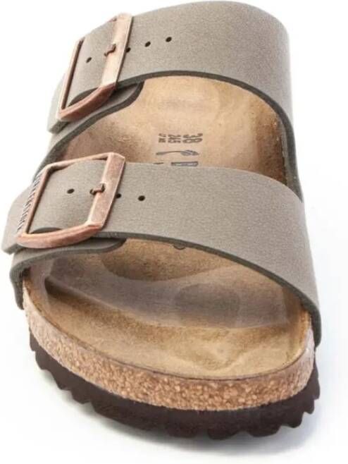 Birkenstock Flat Sandals Gray Heren