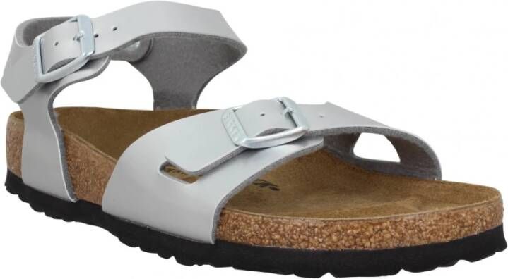 Birkenstock Platte sandalen Grijs Dames