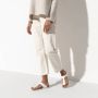 Birkenstock Gizeh BS Metallic Teenslipper White Dames - Thumbnail 5