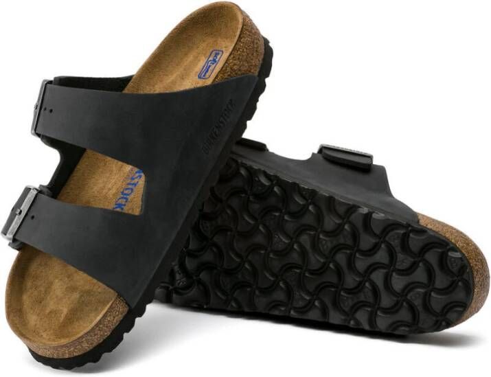 Birkenstock Flat Sandals Zwart Dames