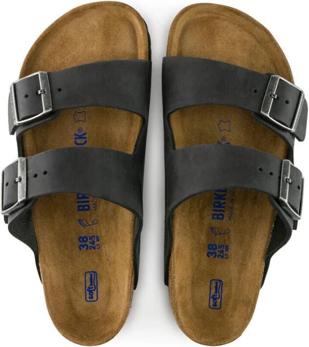 Birkenstock Flat Sandals Zwart Dames