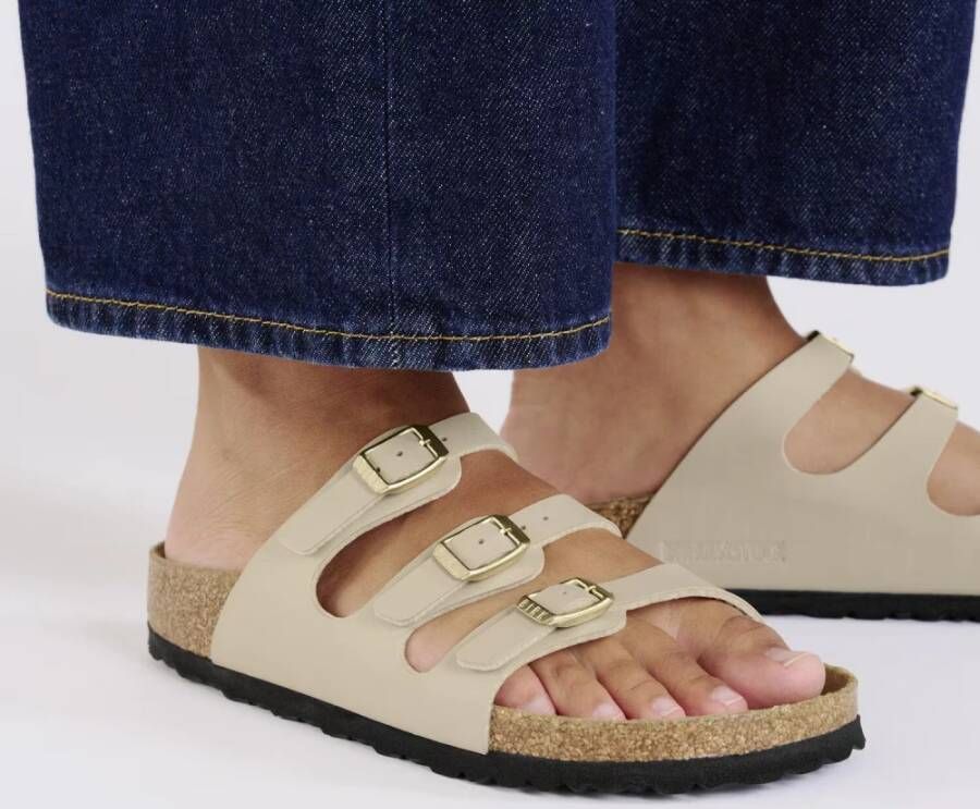 Birkenstock Florida Sandcastle Sandal Beige Dames