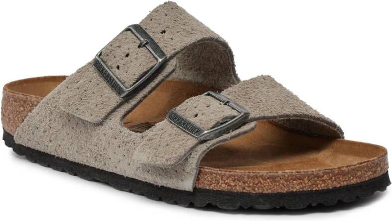 Birkenstock Geperforeerde Sandalen Gray Heren