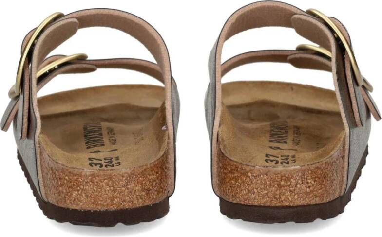 Birkenstock Gesp Slide Sandalen Beige Dames