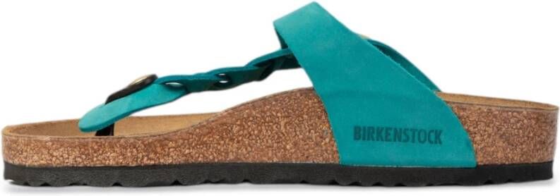 Birkenstock Gevlochten Biscay Bay Sandalen Blue Dames