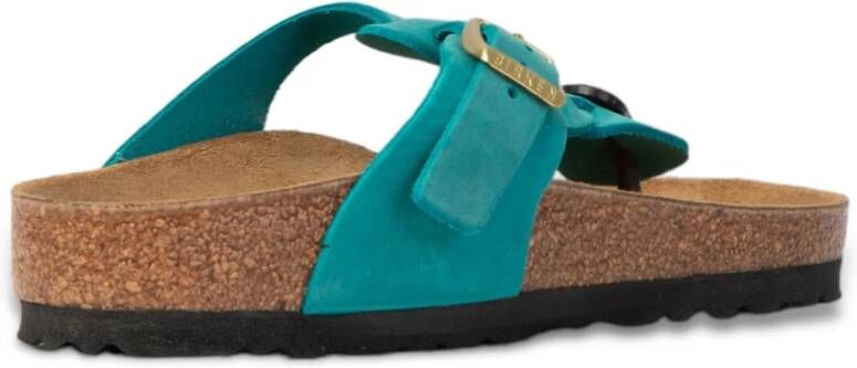 Birkenstock Gevlochten Biscay Bay Sandalen Blue Dames