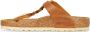 Birkenstock Gevlochten Cognac Olie Sandalen Brown Dames - Thumbnail 2