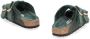 Birkenstock Arizona Big Buckle Shearling Slides Green Dames - Thumbnail 10