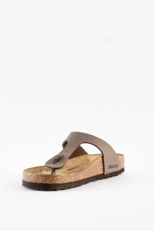 Birkenstock Gizeh Birko-Flor Sandalen Brown Dames