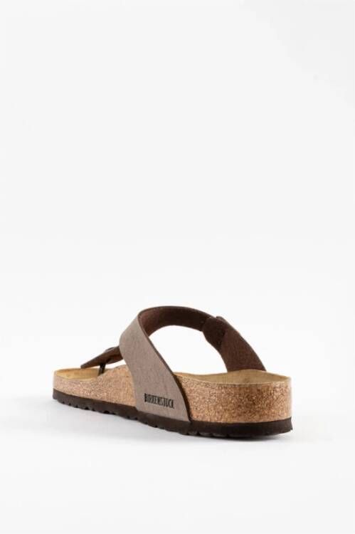 Birkenstock Gizeh Birko-Flor Sandalen Brown Dames