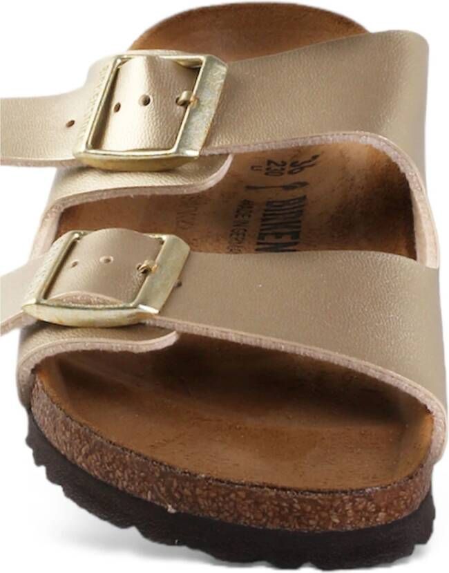 Birkenstock Gouden Arizona Sandalen Yellow Dames