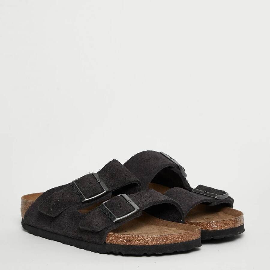 Birkenstock Grijze Suède Sandal Gray Dames