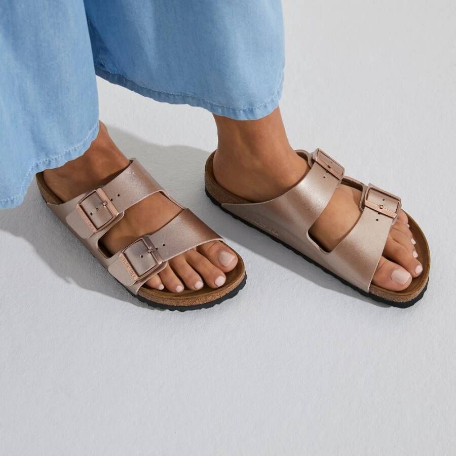 Birkenstock Klassieke Arizona Sandalen Koper Pink Dames