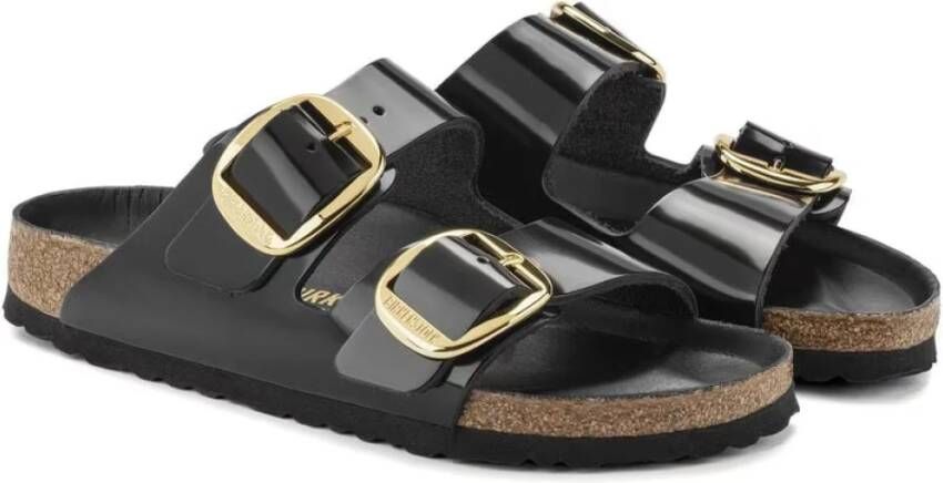 Birkenstock Klassieke Big Buckle Sandaal Black Dames