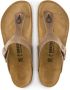 Birkenstock Klassieke Bruine Sandaal Gizeh Model Brown Dames - Thumbnail 4