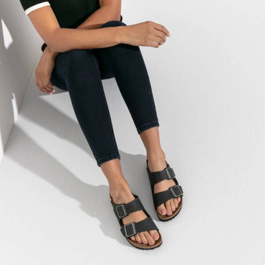 Birkenstock Klassieke dames sandaal met extra comfort Zwart Dames