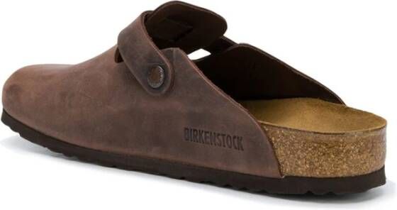 Birkenstock Klassieke Geolied Leren Klomp Brown Heren