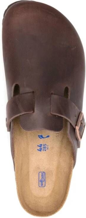 Birkenstock Klassieke Geolied Leren Klompen Brown Heren