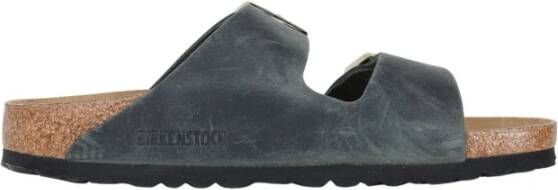 Birkenstock Arizona Olijfgroene Sliders Green Dames