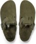 Birkenstock Boston Fur Dames Green- Dames Green - Thumbnail 4