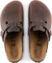 Birkenstock Klassieke Leren Klomp in Bruin Brown Heren - Thumbnail 3