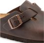 Birkenstock Klassieke Leren Klomp in Bruin Brown Heren - Thumbnail 4