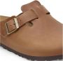 Birkenstock Klassieke Lederen Clog Brown - Thumbnail 11