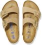 Birkenstock Verstelbare Logo Sandalen Rubberen Zool Beige Dames - Thumbnail 15