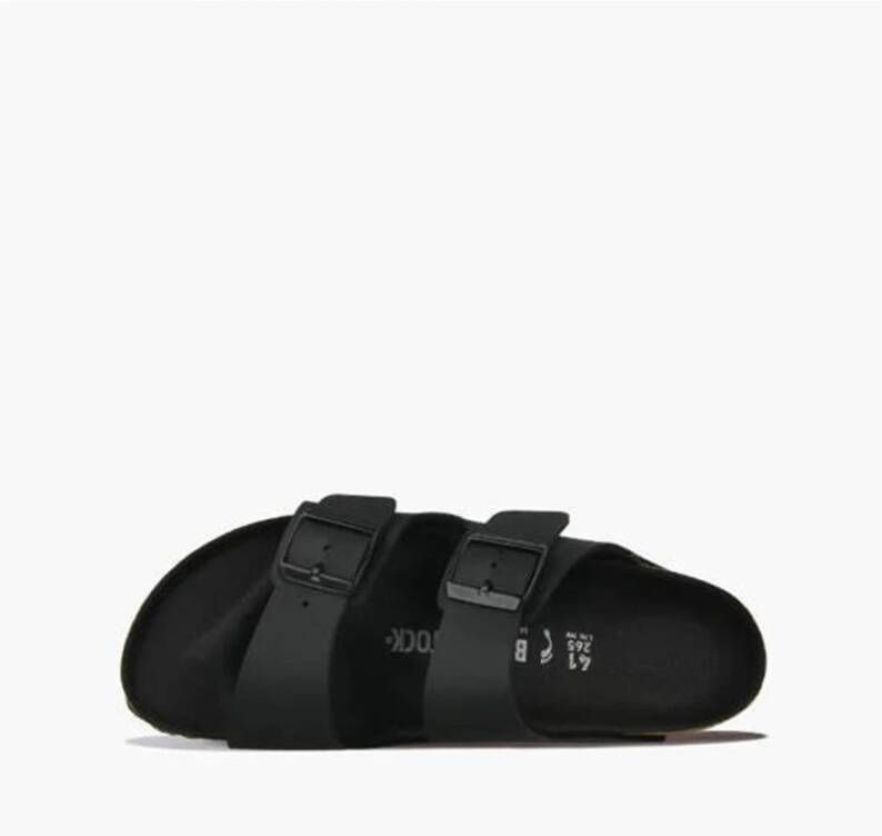 Birkenstock Klassieke Leren Sandaal Black Heren