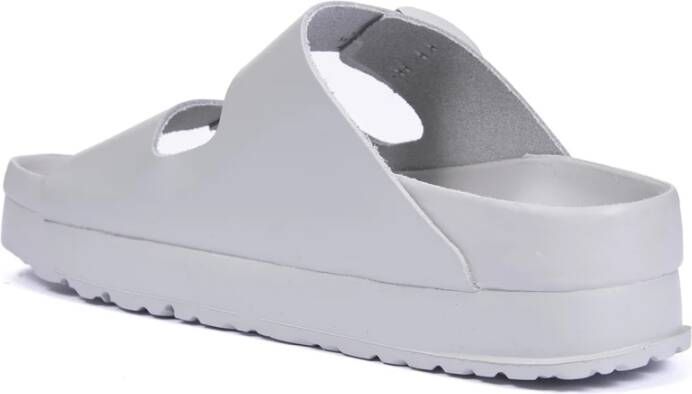 Birkenstock Klassieke sandalen met twee bandjes en plateauzool Gray Dames